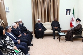 رهبر معظم انقلاب اسلامی در دیدار رئیس‌جمهوری غنا: