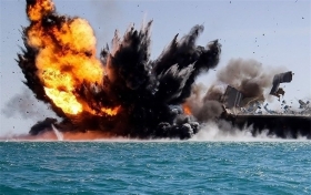 فیلم/ واکنش رئیس‌جمهور آمریکا به برخورد موشک ایرانی با کشتی آمریکایی